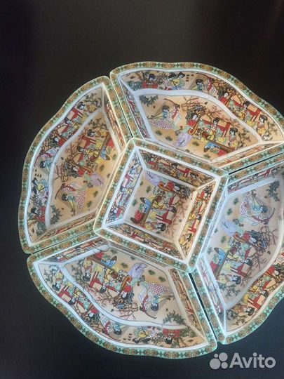 Менажница фарфор