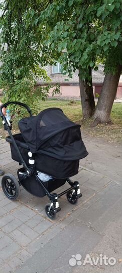 Детская коляскa bugaboo cameleon 3 total black