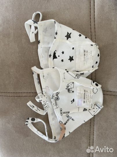 Чепчики хлопковые