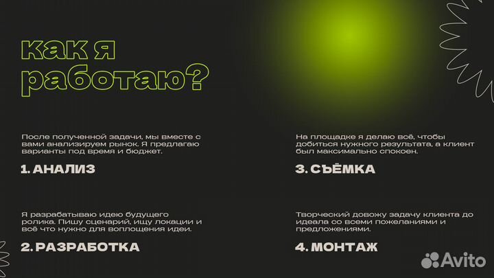 Видеосъемка / Видеооператор / Монтаж / Видеограф