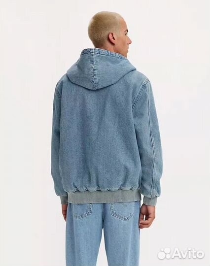 Оригинальная куртка Levi's Denim Hoodie Jacket New