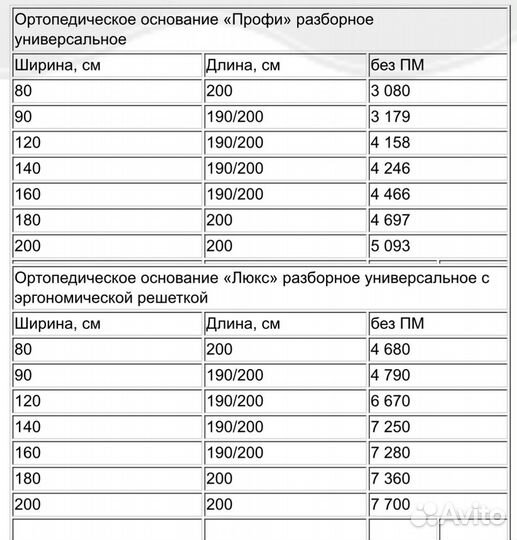 Ортопедическое основание Профи