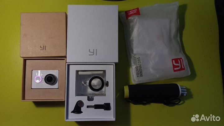Экшн камера xiaomi yi action camera + аксессуары
