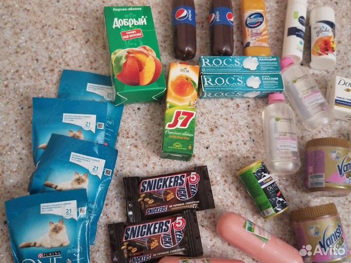 Мини продукты из ленты