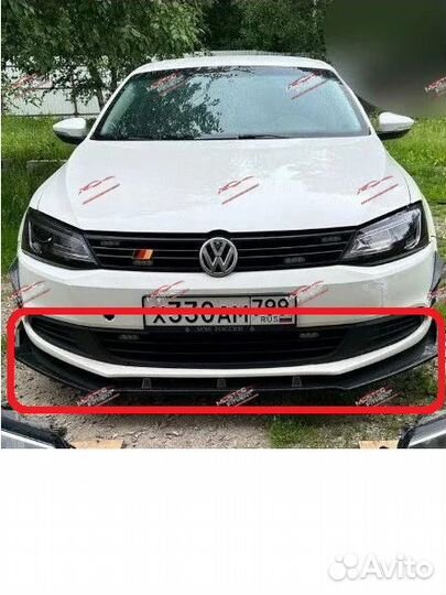 Сплиттер Volkswagen Jetta 6 губа джетта 6