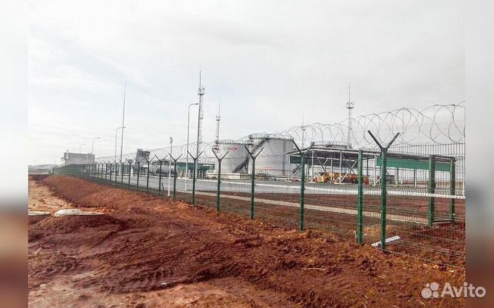 Забор из 3д сетки