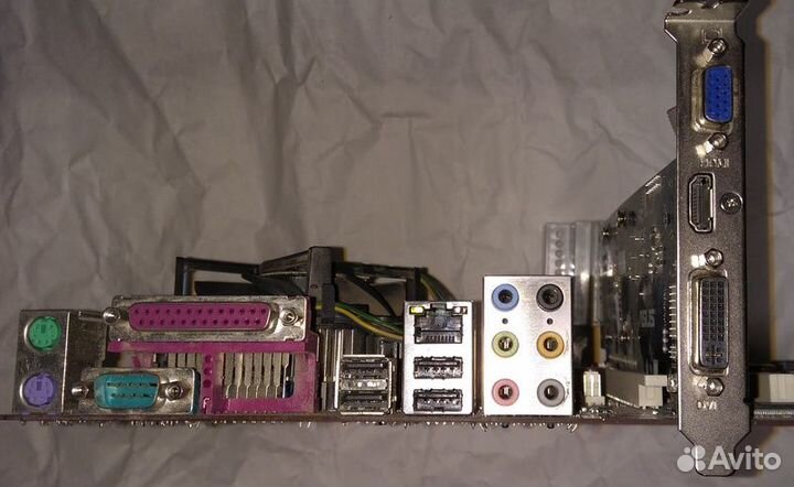 Мат. плата MSI P35 Neo с процессором, памятью 3Гб