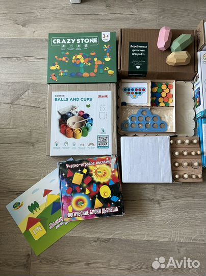 Развивающие игрушки по Паевской и иные