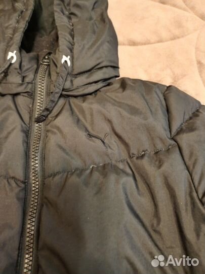 Пуховик женский длинный Puma