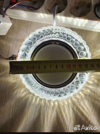 Точечные светильники с лампами (12шт со скидкой)