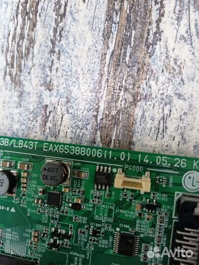 Плата Main EAX65388006(1.0) 62356104 LG 42LB552V