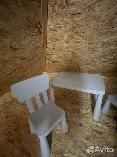 Детский стол и стул IKEA