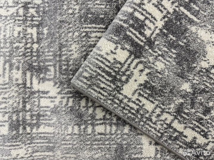 Ковер новый 1.5х4 серый