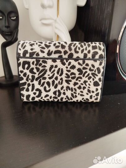 Портмоне женское натуральная кожа ската