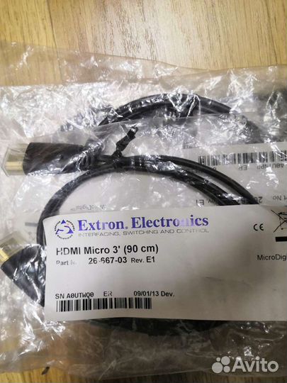 Брендовый кабель hdmi 4K extron, kramer,VGA
