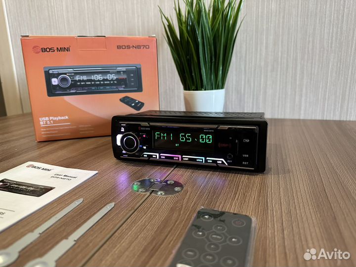 Процессорная магнитола 1 din Boss mini