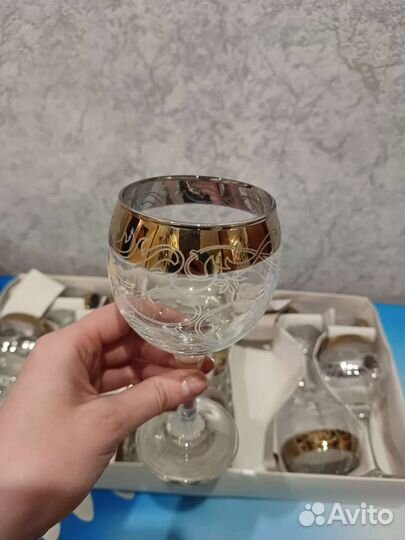 Бокалы для вина, рюмки. Подарочный набор