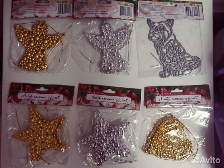 Новые наборы ёлочных игрушек