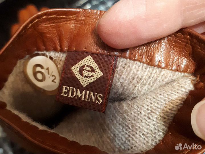 Перчатки женские кожаные 6.5