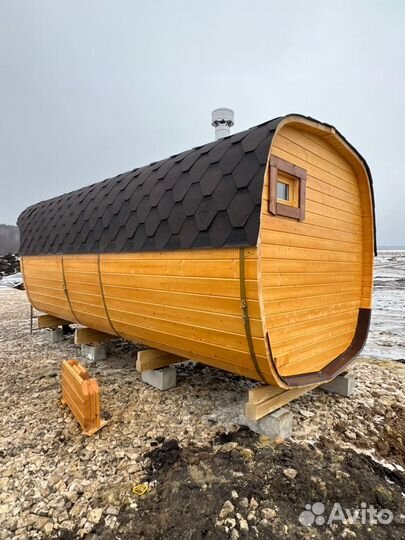 Окта баня-бочка, 4,5 метра
