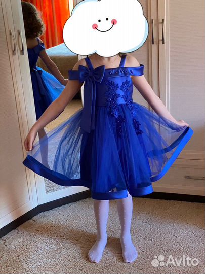 Красивое платье для девочки 128
