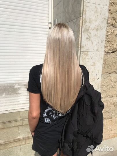 Наращивание волос. Славянские волосы