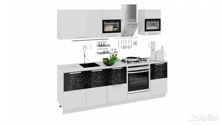 Кухонный гарнитур длиной - 240 см аю
