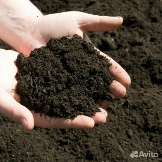 Грунт растительный в мешках(50л),валом до 25м3