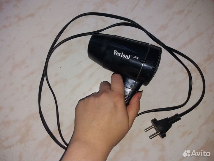 Фен маленький дорожный Verloni