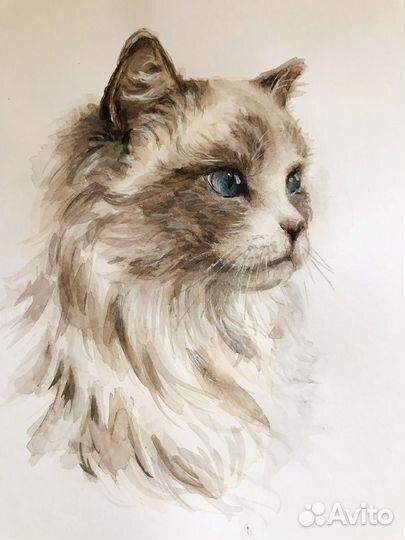 Портрет питомца (собаки или кошки) на заказ