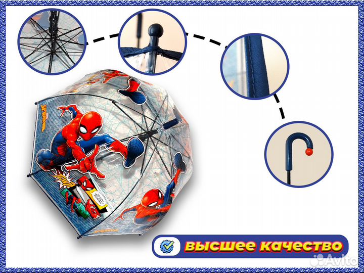 Зонтик детский Человек паук