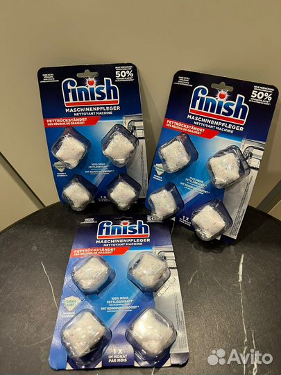 Finish Очиститель для посудомоечных машин 4шт