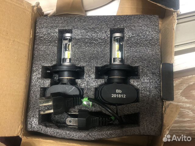 Led лампы s1 400LM H4со встроенным радиатором