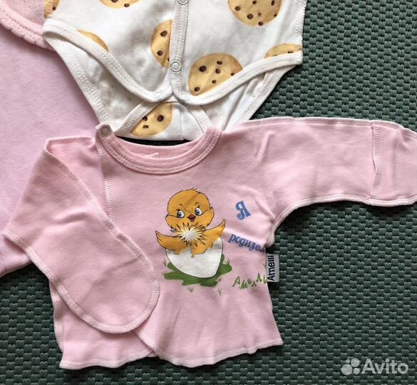 Боди, коконы, одежда для девочки 50 56