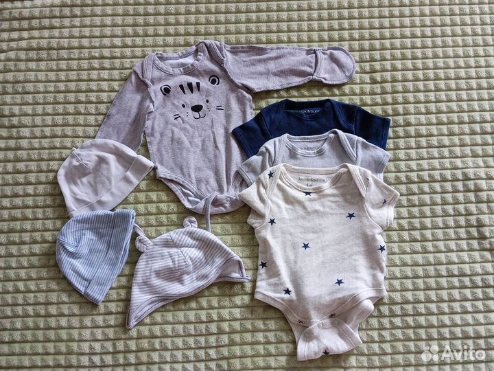 Вещи пакетом для мальчика новорождённого 56