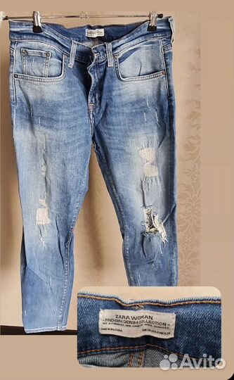 Джинсы zara 38