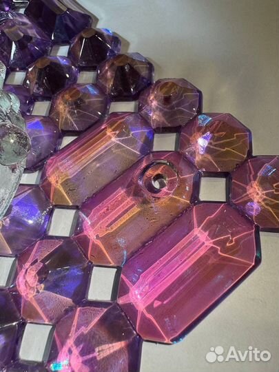 Люстра хрустальная винтаж антик потолочное