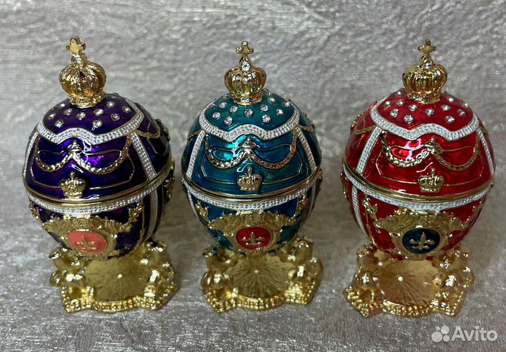 Яйцо Фаберже со львами (7 см)