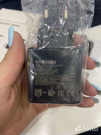Зарядное устройство Samsung 45 Вт + кабель Type-C