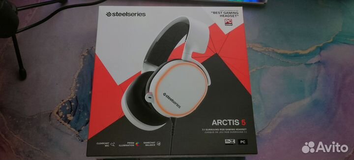 Наушники steelseries arctis 5 2019 года