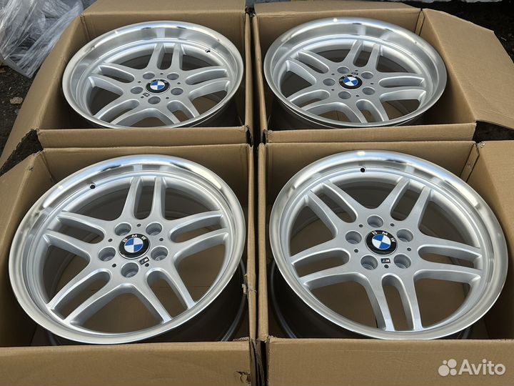 Диски R17 BMW E34 39 E60 37 m стиль Разноширокие 5