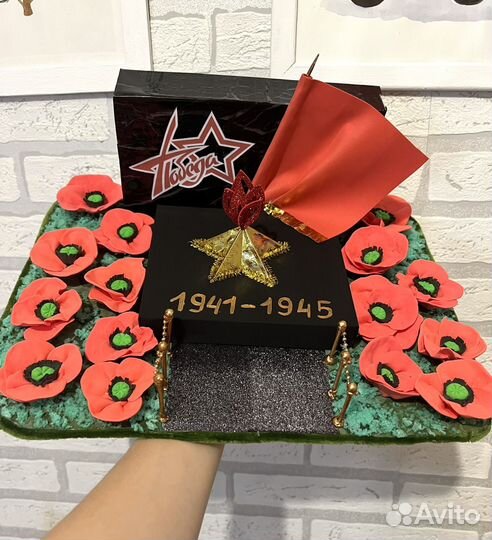 Поделка на 9 мая в садик в школу