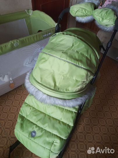 Детские санки коляска