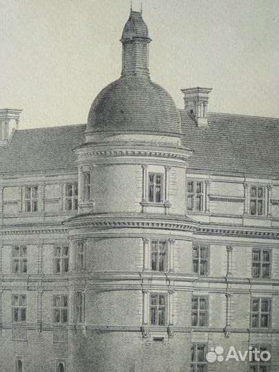 Литография/Made in Italy/Замки Франции/ Арт. № 023