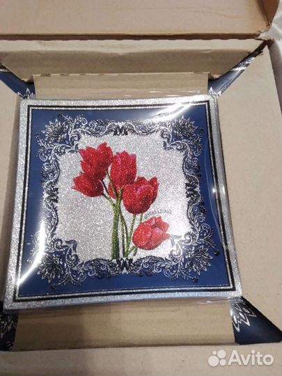 Набор стеклянных тарелок, 7 шт