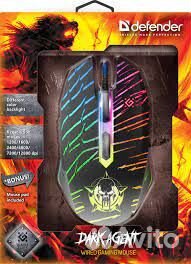 Мышь игровая Defender Dark Agent GM-590L проводная