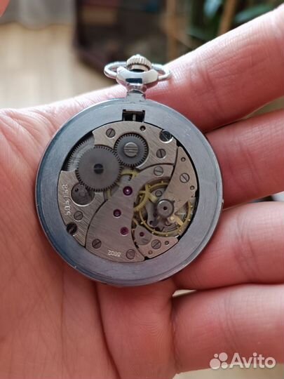 Часы карманные Molnija Молния (ВОВ 1941-1945)