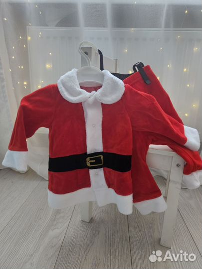 Костюм карнавальный на новый год Санта Клаус