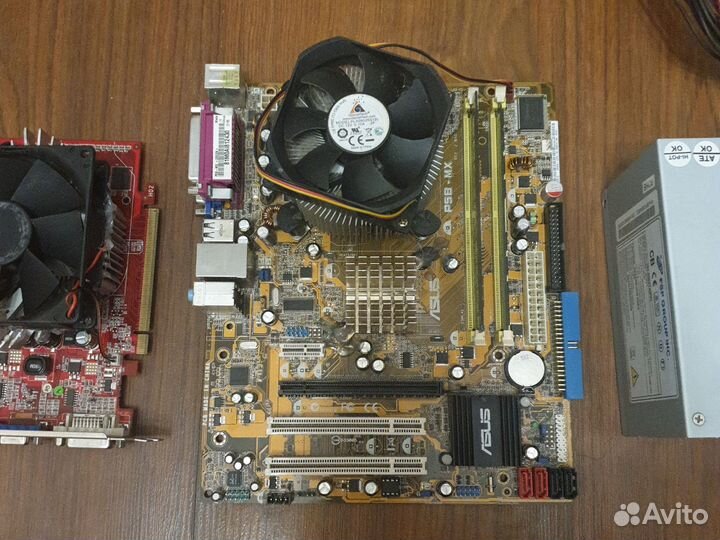 Мат плата + процессор