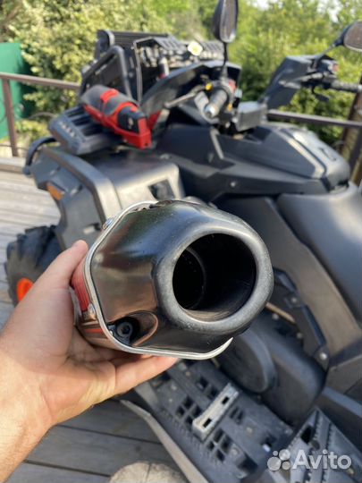 Глушитель прямоточный банка